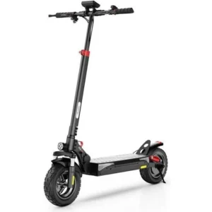 Trottinette Electrique ISCOOTER iX3 800W 30-40km APP 10Ah 10″Pneu Freins à disque avant et arrière et double amortisseurs