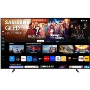 Samsung 65Q60D – TV QLED 65″ (165 cm) – 4K UHD 3840×2160 – HDR – Smart TV – Gaming Hub – 3xHDMI – 3xHDMI – WiFi