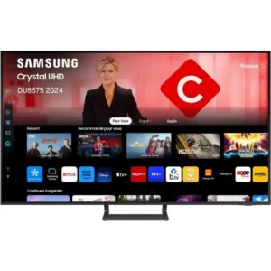 Samsung 75DU8575 – TV LED 75″ (190 cm) – 4K UHD 3840×2160 – HDR – Smart TV – Gaming HUB – 3xHDMI – WiFi