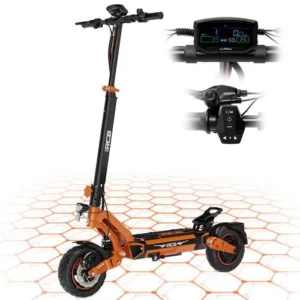 Trottinette Électrique RCB D7PRO Adulte 10’’ – Autonomie de 90-110 km – 800 W – 48V 27AH Batterie – Frein à double disque – APP