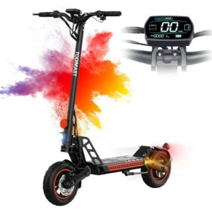 TODIMART G2 Trottinette Electrique 10″,Autonomie 40-45km, Moteur 500W (Moteur à pic 800W avec Batterie 48V 10.4Ah