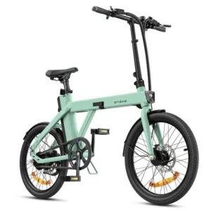 velo electrique pliable ENGWE P20 Autonomie 100km Moteur 250W Batterie 36V9.6Ah Frein à disque Pneus 20 pouces vélo de ville Vert