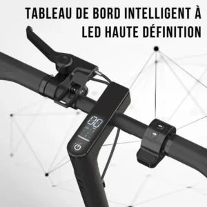 Trottinette électrique RCB R19 Adulte Pliable 10″ avec APP, Moteur 400W, Mode 3 Vitesses,Portée max 35KM,Batterie 36V 10.4 Ah