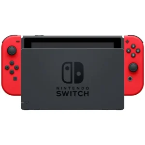 Console Nintendo Switch • Édition Limitée Rouge + Super Mario Odyssey (Code) + Stickers Super Mario Bros. Le Film